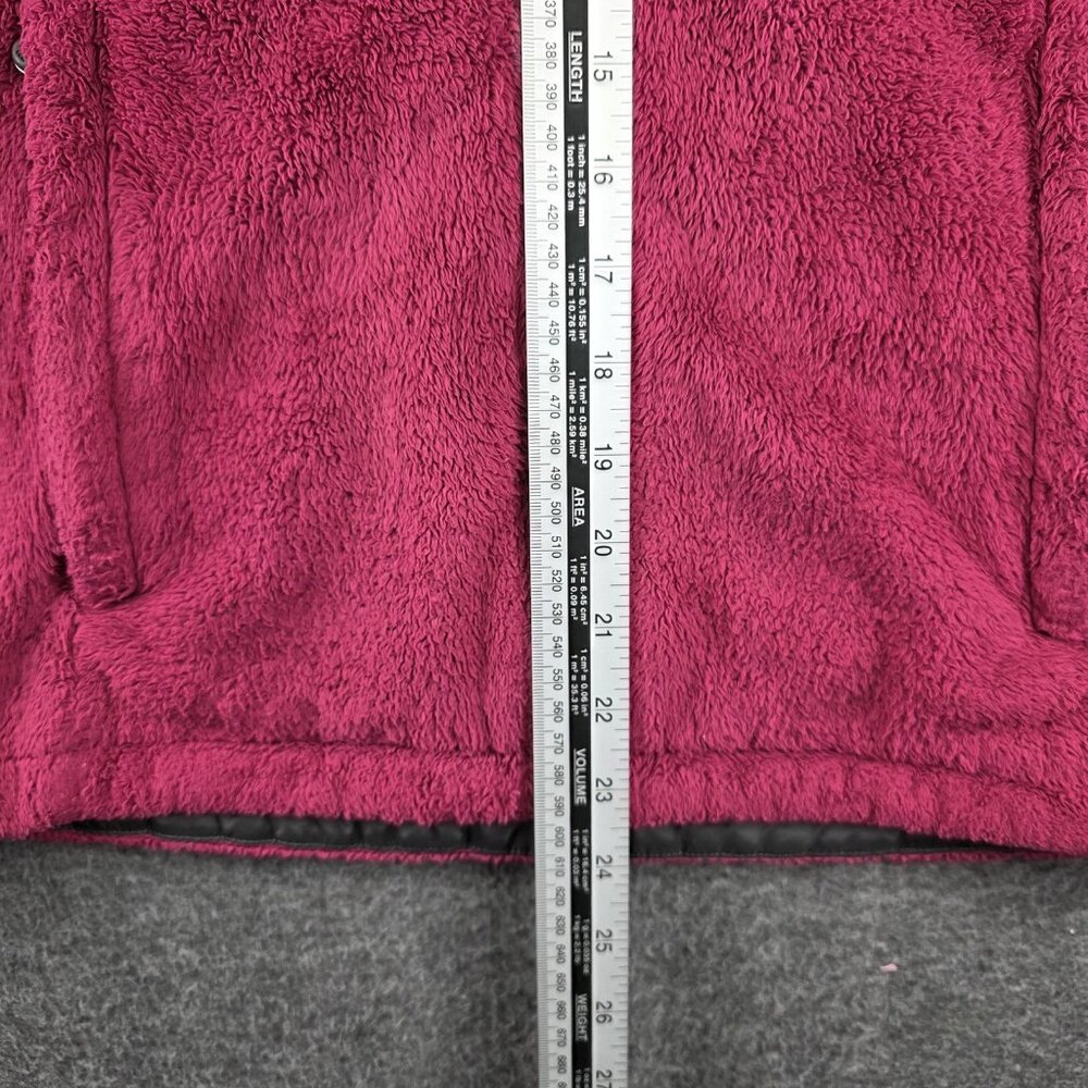 The North Face Jacket Womens Medium Pink Fleece Full Zip Soft Plush Warm Winter - Picture 8 of 9